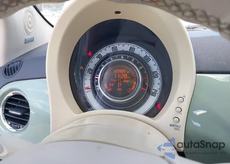 2012 Fiat 500 Lounge from USA, damaged, VIN 3C3CFFCR1CT153054